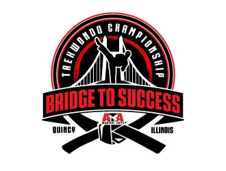 Bridge to Success Taekwondo Championship logo design by daywalker