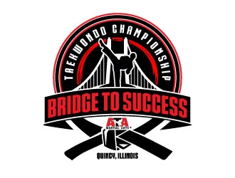 Bridge to Success Taekwondo Championship logo design by daywalker