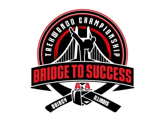 Bridge to Success Taekwondo Championship logo design by daywalker
