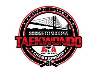 Bridge to Success Taekwondo Championship logo design by DreamLogoDesign