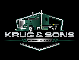 Krug & Sons Transportation logo design by Republik