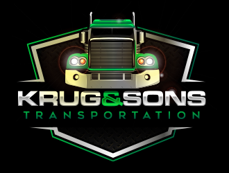 Krug & Sons Transportation logo design by schiena