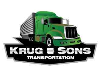 Krug & Sons Transportation logo design by d1ckhauz