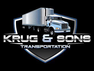 Krug & Sons Transportation logo design by axel182