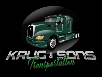 Krug & Sons Transportation logo design by MUSANG