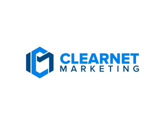 Clearnet Marketing logo design by pakNton