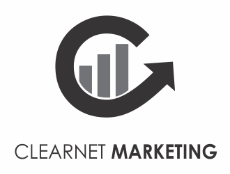 Clearnet Marketing logo design by up2date