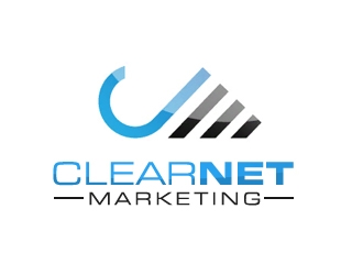 Clearnet Marketing logo design by gilkkj