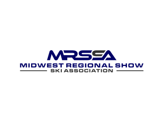 MRSSA - Midwest Regional Show Ski Association logo design by Zhafir