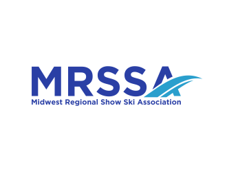 MRSSA - Midwest Regional Show Ski Association logo design by BlessedArt