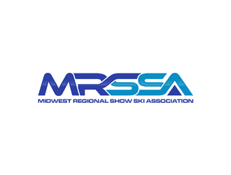 MRSSA - Midwest Regional Show Ski Association logo design by ndaru