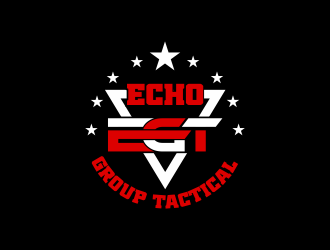 Echo Group Tactical logo design by beejo