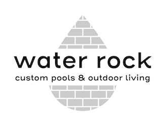 Water Rock Custom Pools & Outdoor Living logo design by etrainor96