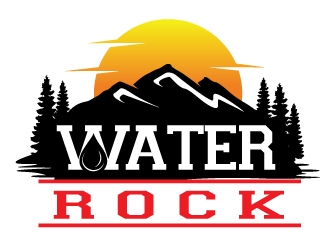 Water Rock Custom Pools & Outdoor Living logo design by Upoops