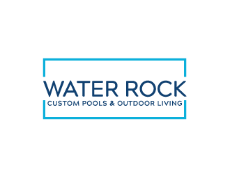 Water Rock Custom Pools & Outdoor Living logo design by JoeShepherd