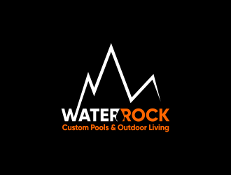 Water Rock Custom Pools & Outdoor Living logo design by qqdesigns