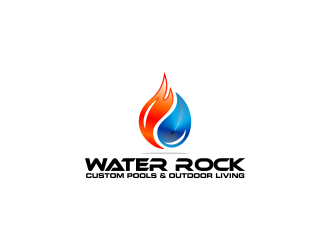Water Rock Custom Pools & Outdoor Living logo design by akhi