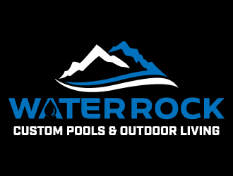 Water Rock Custom Pools & Outdoor Living logo design by jaize