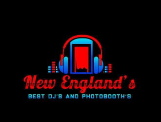 New England’s Best Dj’s and Photobooth’s logo design by uttam