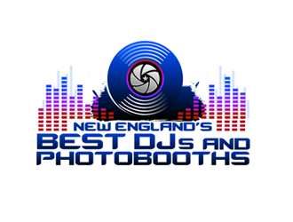 New England’s Best Dj’s and Photobooth’s logo design by megalogos