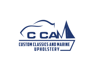Custom Classics and Marine Upholstery  logo design by bricton
