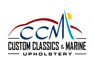 Custom Classics and Marine Upholstery  logo design by Coolwanz