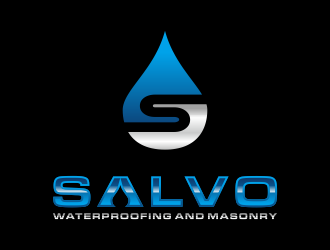 Salvo Waterproofing and Masonry  logo design by cimot