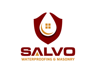 Salvo Waterproofing and Masonry  logo design by shadowfax