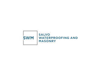 Salvo Waterproofing and Masonry  logo design by bomie