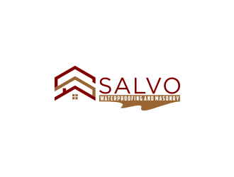 Salvo Waterproofing and Masonry  logo design by bricton