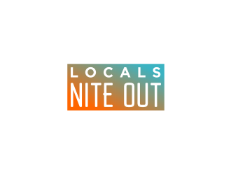 Locals Nite Out logo design by bricton