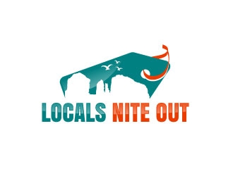 Locals Nite Out logo design by uttam