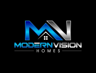 Modern Vision Homes logo design by desynergy