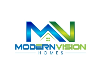 Modern Vision Homes logo design by desynergy