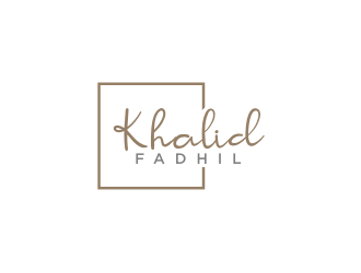 Khalid Fadhil logo design by bricton