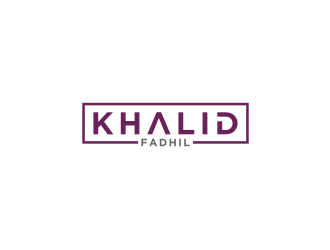 Khalid Fadhil logo design by bricton