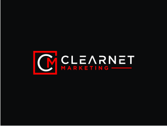 Clearnet Marketing logo design by bricton
