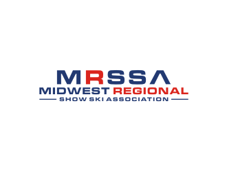 MRSSA - Midwest Regional Show Ski Association logo design by bricton