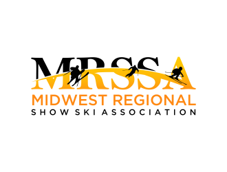 MRSSA - Midwest Regional Show Ski Association logo design by Mahrein