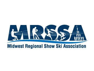 MRSSA - Midwest Regional Show Ski Association logo design by jaize