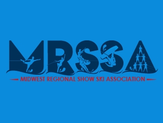 MRSSA - Midwest Regional Show Ski Association logo design by dorijo