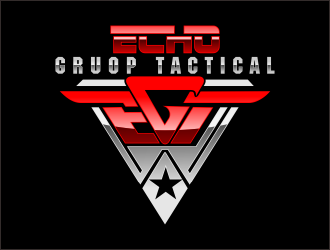 Echo Group Tactical logo design by bosbejo