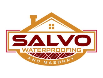 Salvo Waterproofing and Masonry  logo design by daywalker