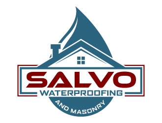 Salvo Waterproofing and Masonry  logo design by daywalker