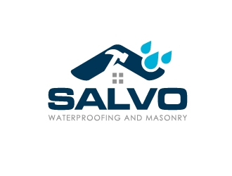 Salvo Waterproofing and Masonry  logo design by Marianne