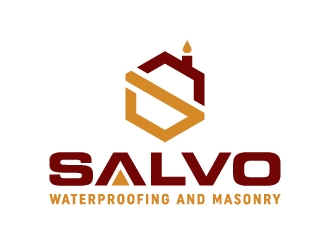 Salvo Waterproofing and Masonry  logo design by akilis13