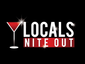Locals Nite Out logo design by REDCROW