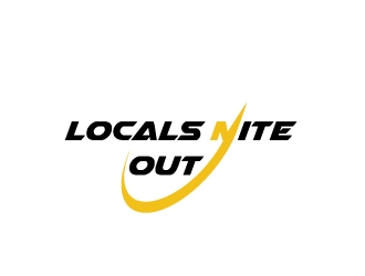 Locals Nite Out logo design by samuraiXcreations