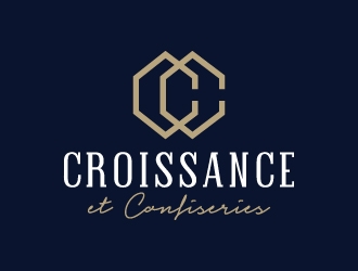 Croissance et Confiseries logo design by akilis13