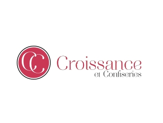 Croissance et Confiseries logo design by MarkindDesign